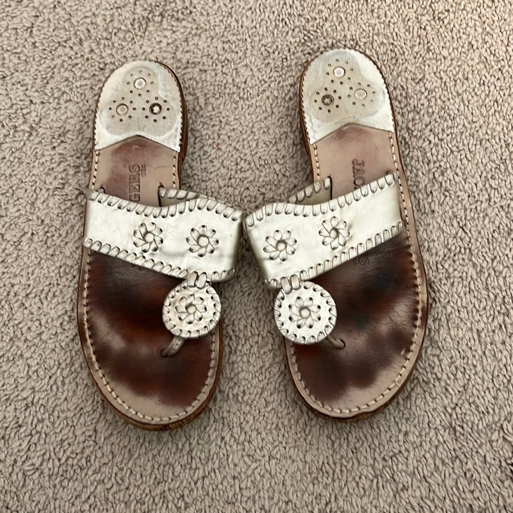 Jack Rogers size 7 Jacks Flat Sandal gold